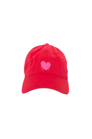 Drippy Heart Hat, Cherri
